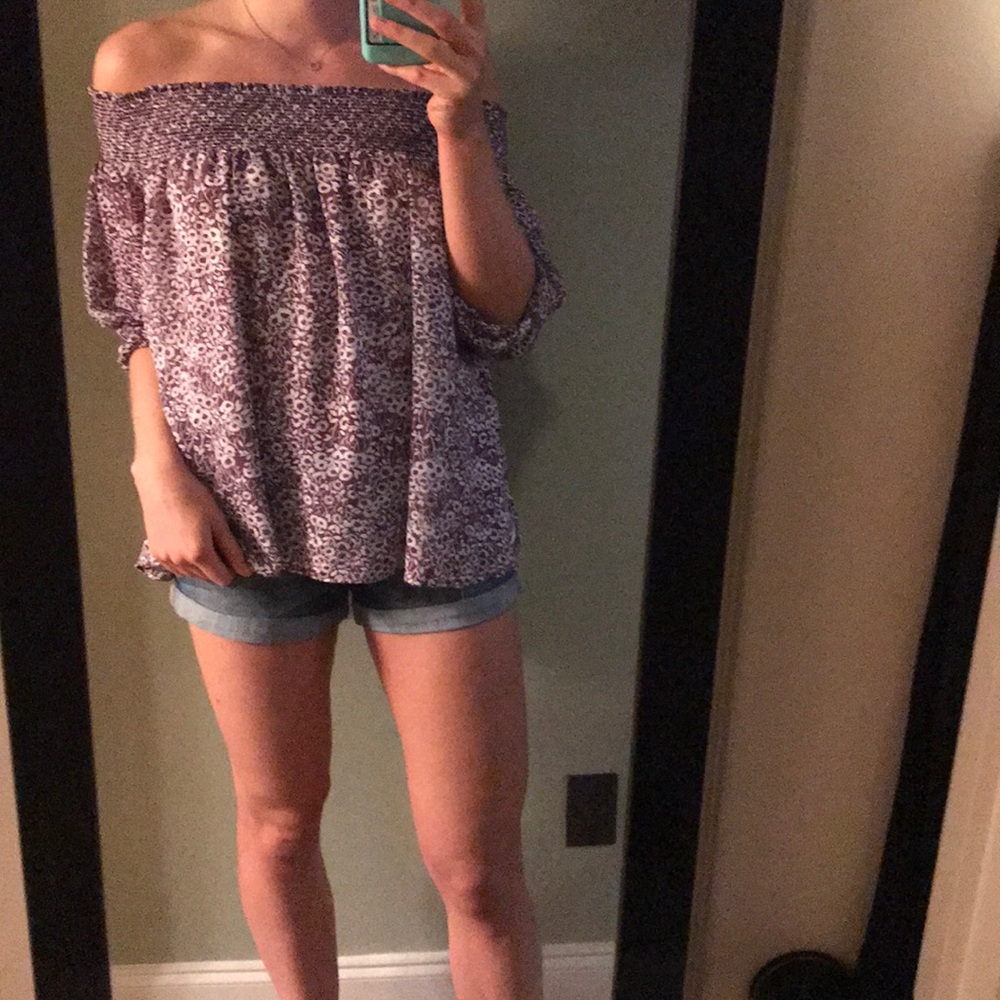 Off the shoulder blouse